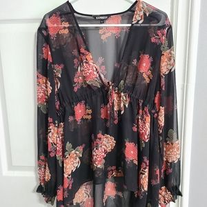 Express woman's shirt size large